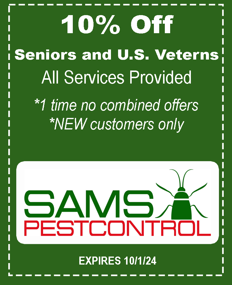 10% off Seniors and Veterans